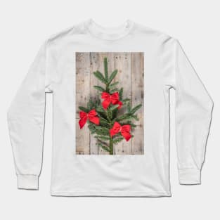 Christmas theme background in vintage tone. Long Sleeve T-Shirt